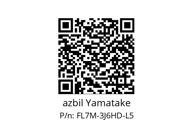  FL7M-3J6HD-L5 azbil Yamatake FL7M-3J6HD-L5