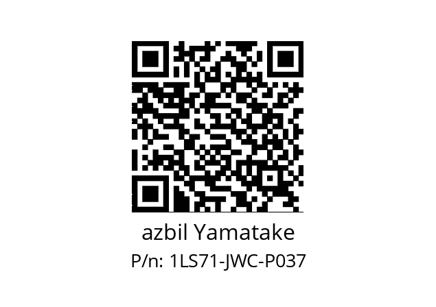   azbil Yamatake 1LS71-JWC-P037