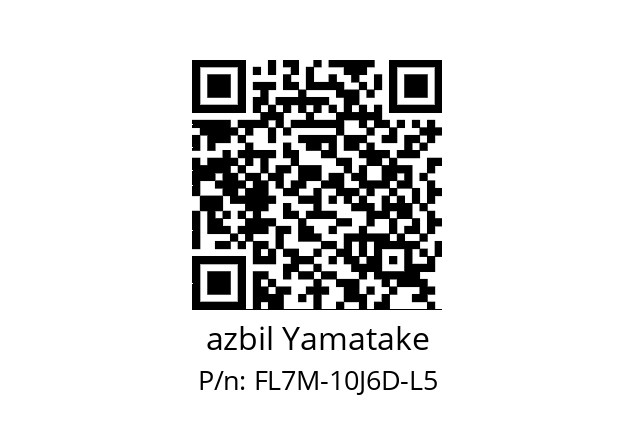   azbil Yamatake FL7M-10J6D-L5