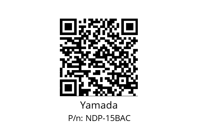   Yamada NDP-15BAC