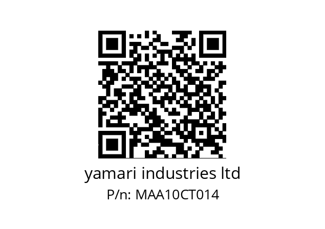   yamari industries ltd MAA10CT014