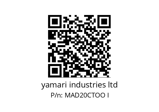   yamari industries ltd MAD20CTOO I