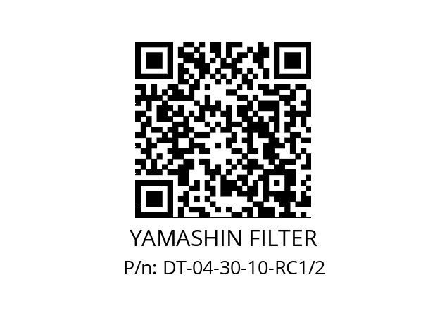   YAMASHIN FILTER DT-04-30-10-RC1/2