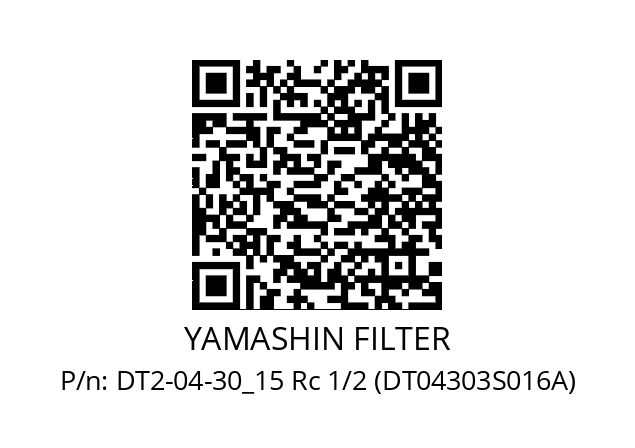   YAMASHIN FILTER DT2-04-30_15 Rc 1/2 (DT04303S016A)