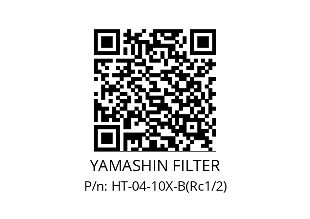   YAMASHIN FILTER HT-04-10X-B(Rc1/2)