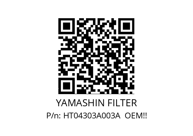   YAMASHIN FILTER HT04303A003A  OEM!!