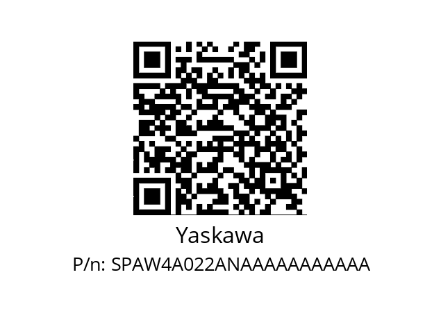   Yaskawa SPAW4A022ANAAAAAAAAAAA