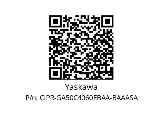  00027041 Yaskawa CIPR-GA50C4060EBAA-BAAASA