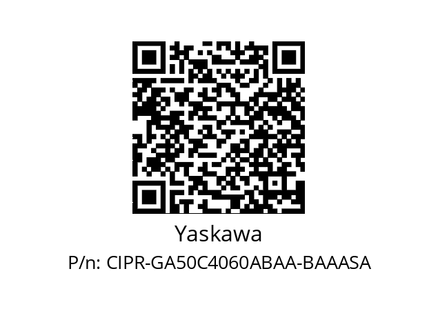  00027104 Yaskawa CIPR-GA50C4060ABAA-BAAASA