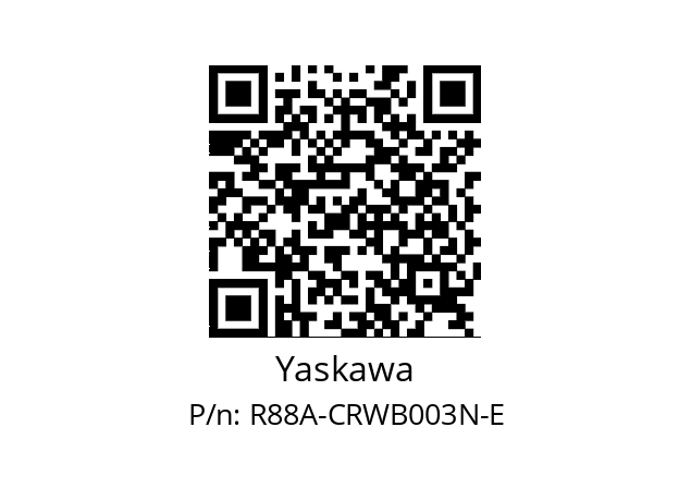   Yaskawa R88A-CRWB003N-E