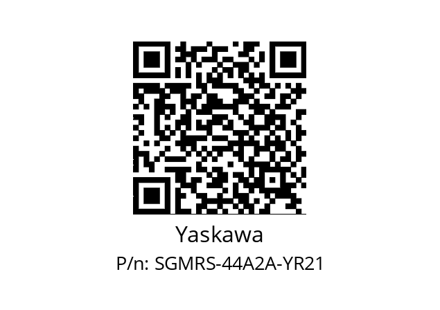   Yaskawa SGMRS-44A2A-YR21