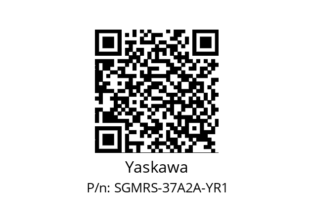   Yaskawa SGMRS-37A2A-YR1