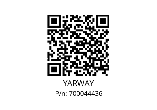   YARWAY 700044436