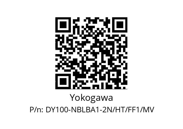   Yokogawa DY100-NBLBA1-2N/HT/FF1/MV