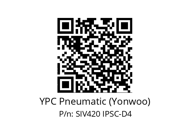   YPC Pneumatic (Yonwoo) SIV420 IPSC-D4