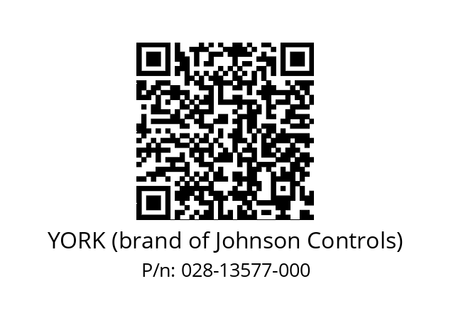   YORK (brand of Johnson Controls) 028-13577-000