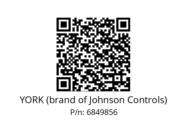   YORK (brand of Johnson Controls) 6849856