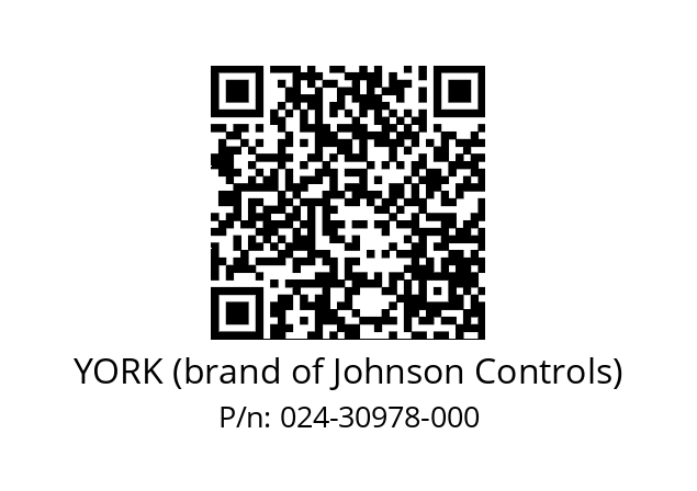   YORK (brand of Johnson Controls) 024-30978-000