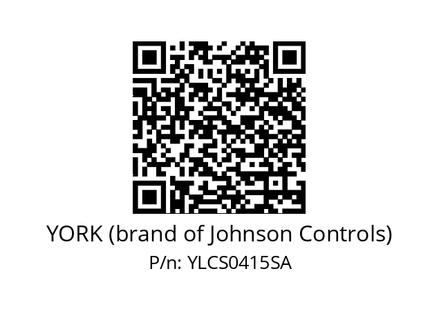   YORK (brand of Johnson Controls) YLCS0415SA