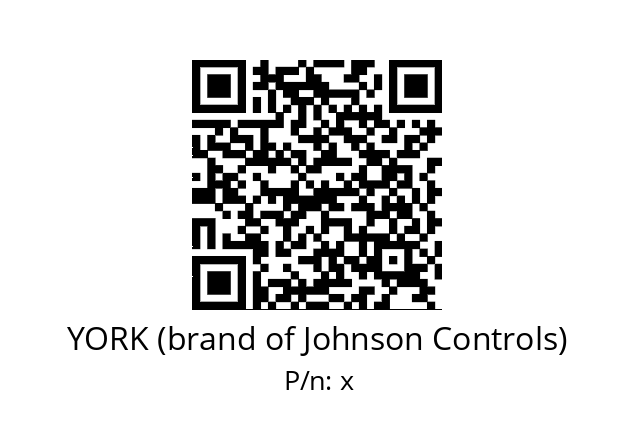   YORK (brand of Johnson Controls) х