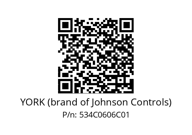   YORK (brand of Johnson Controls) 534C0606C01