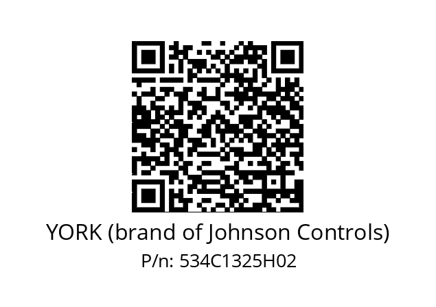   YORK (brand of Johnson Controls) 534C1325H02