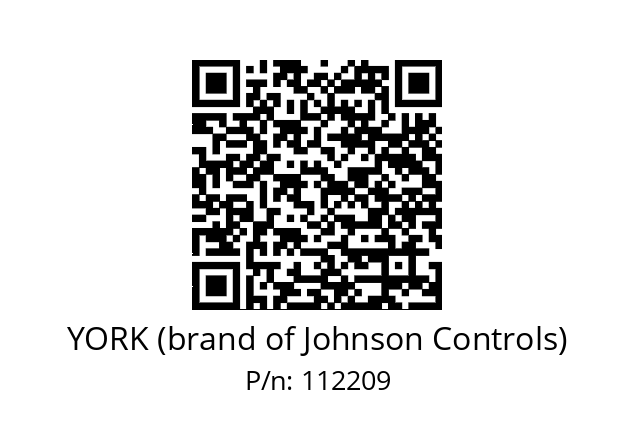   YORK (brand of Johnson Controls) 112209