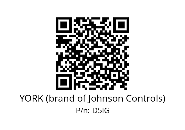   YORK (brand of Johnson Controls) D5IG