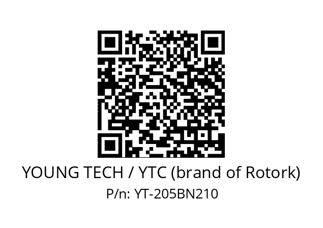   YOUNG TECH / YTC (brand of Rotork) YT-205BN210