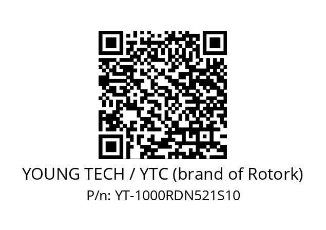   YOUNG TECH / YTC (brand of Rotork) YT-1000RDN521S10