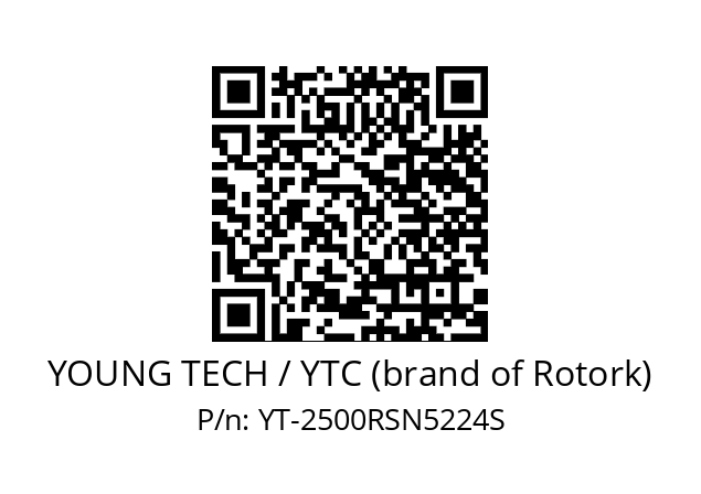   YOUNG TECH / YTC (brand of Rotork) YT-2500RSN5224S