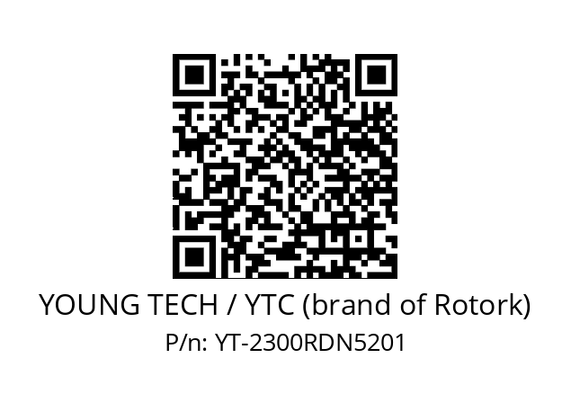   YOUNG TECH / YTC (brand of Rotork) YT-2300RDN5201