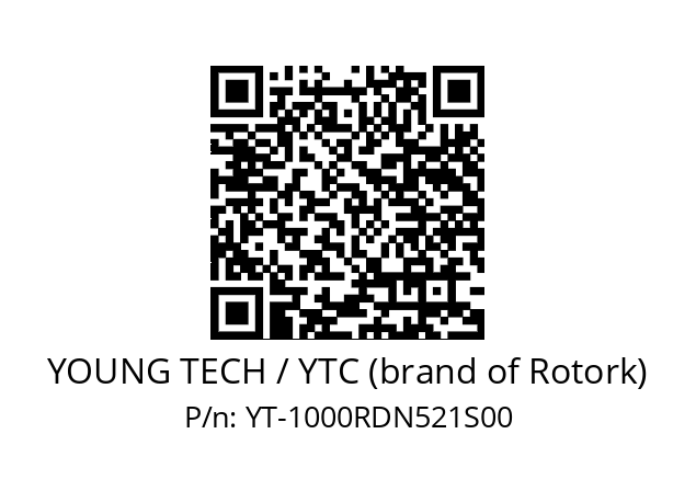   YOUNG TECH / YTC (brand of Rotork) YT-1000RDN521S00