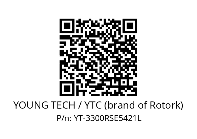   YOUNG TECH / YTC (brand of Rotork) YT-3300RSE5421L