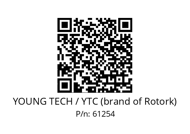   YOUNG TECH / YTC (brand of Rotork) 61254