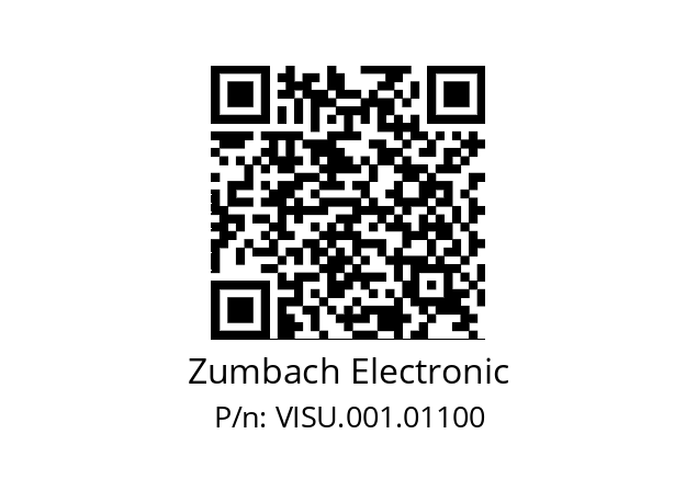   Zumbach Electronic VISU.001.01100