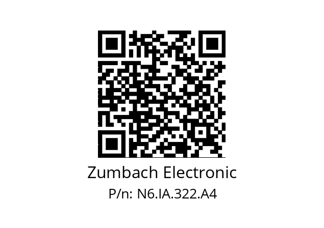   Zumbach Electronic N6.IA.322.A4