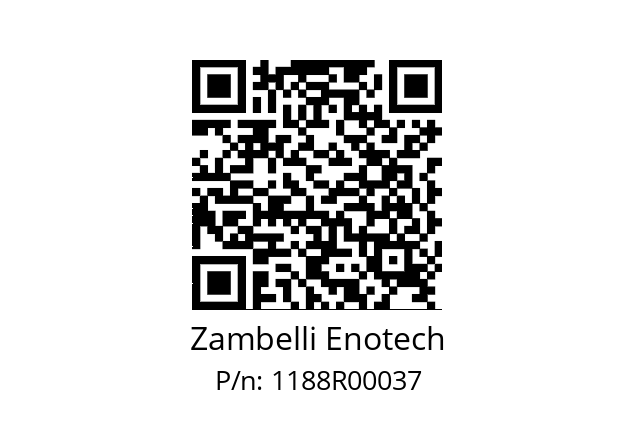   Zambelli Enotech 1188R00037