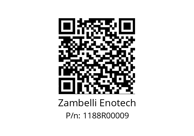   Zambelli Enotech 1188R00009