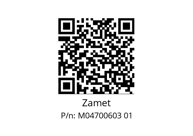   Zamet M04700603 01