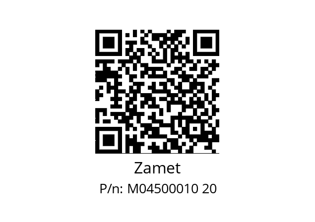   Zamet M04500010 20