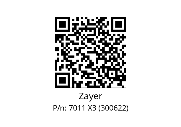   Zayer 7011 X3 (300622)