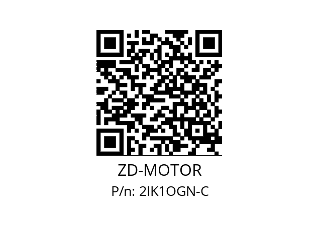   ZD-MOTOR 2IK1OGN-C