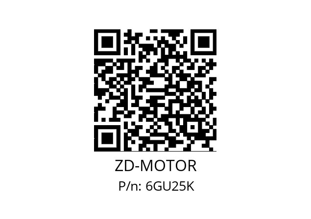   ZD-MOTOR 6GU25K