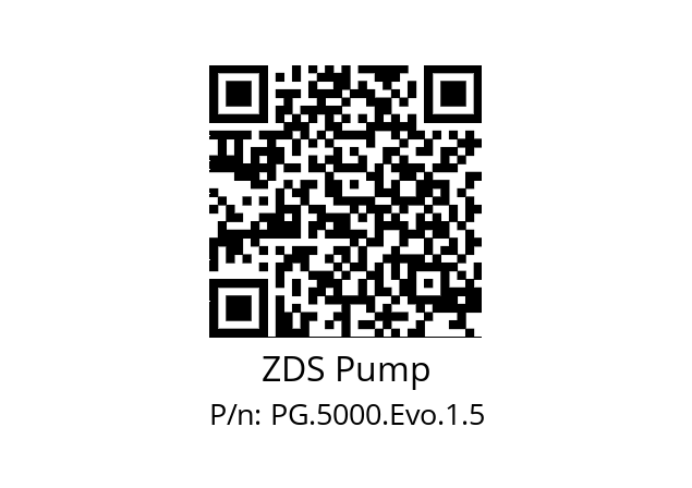   ZDS Pump PG.5000.Evo.1.5