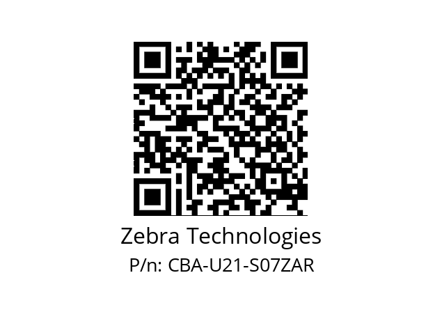   Zebra Technologies CBA-U21-S07ZAR