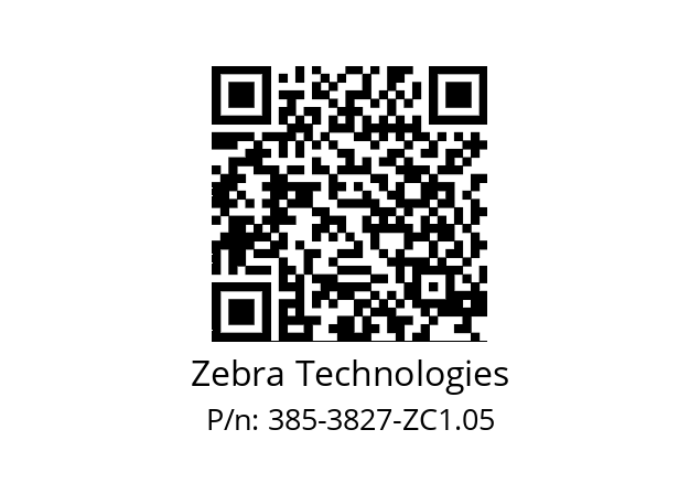   Zebra Technologies 385-3827-ZC1.05