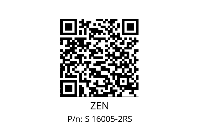   ZEN S 16005-2RS