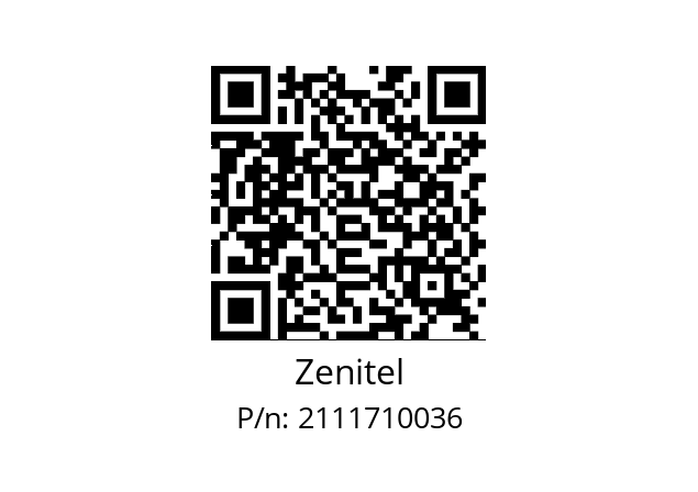  1008431000 Zenitel 2111710036