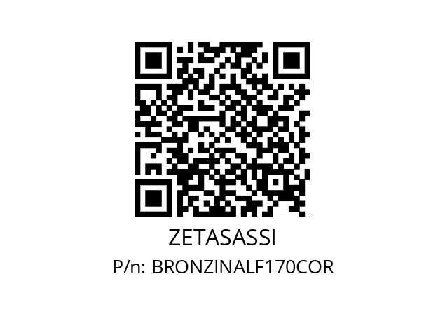   ZETASASSI BRONZINALF170COR